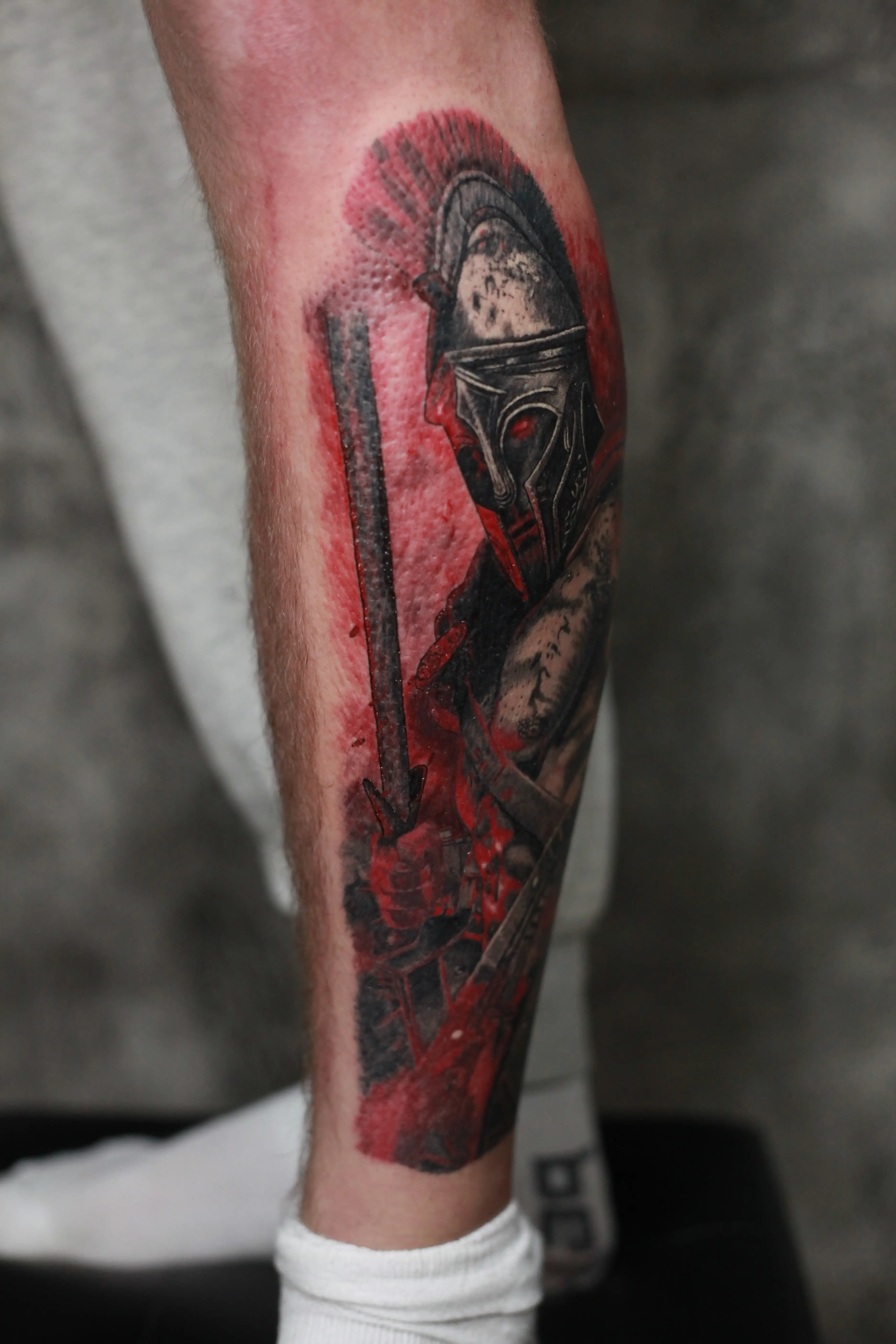 Spartanac  - detalj tetovaže 3